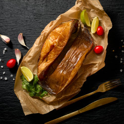 Halibut wędzony na ciepło dzwonki 300-350 g | Silva Ryby